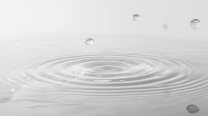 Water Droplets Impacting Still Surface: A Study in Serenity