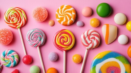 Sweet Lollipops and Candy Delight