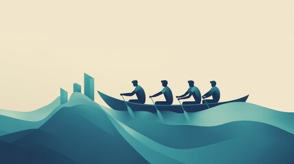 Minimalist, flat design