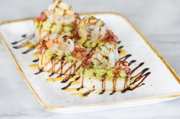 Traditional italian bruschetta 