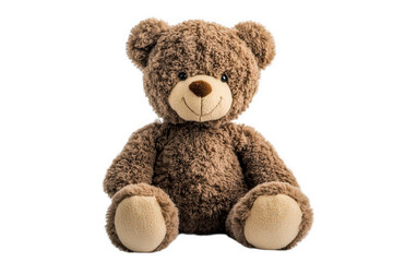 Obraz premium soft. plush teddy bear with a friendly smile. designed for comfort and companionship its cuddly appearance makes it an ideal toy for children. serving as a source of joy and emotional support the bear