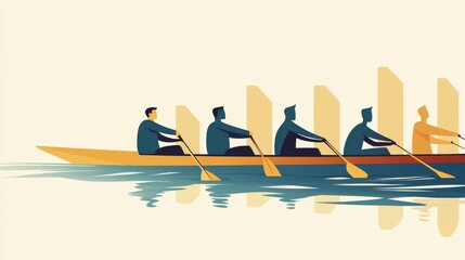 Minimalist, flat design