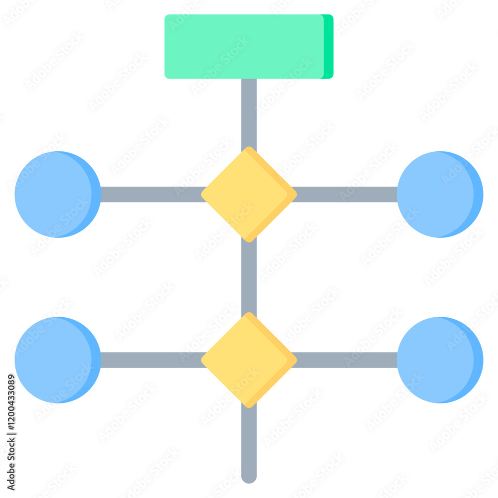 Poster Algorithm Flat Icon
