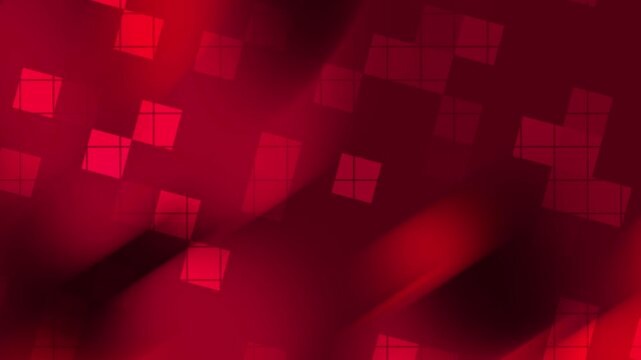 Pattern of red square shapes on a gradient background. Suitable for bold and modern design projects needing a geometric element.