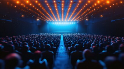 Concert Venue: A Sea of Faces Under Bright Lights