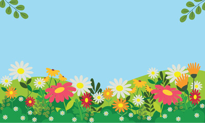background with flowers