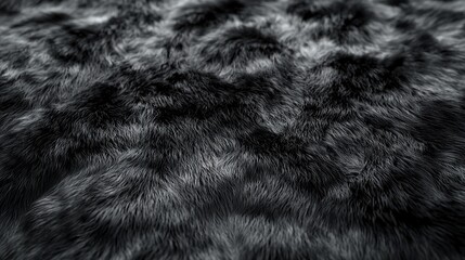 Fototapeta premium Dark gray faux fur texture background. Ideal for website design