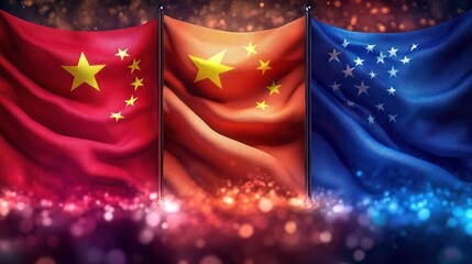 U.S. Taiwan China Relations Crisis Flags Diplomacy Conflict