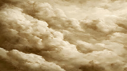 Sepia Cloud Abstract Background Illustration