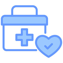 Obraz premium Medicare Blue Icon