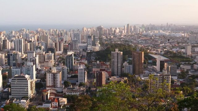 View of the city of Vila Velha in Espirito Santo.