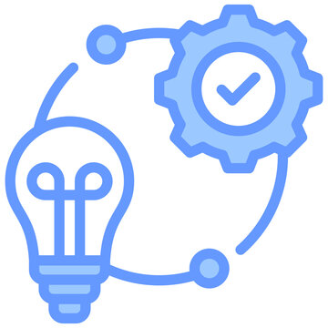 Implementation Blue Icon