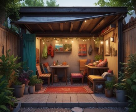 A family living in a small, cramped backyard shelter, nairobi, living conditions