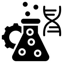 Bioengineering Glyph Icon