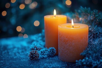 All Saints Day Candle Celebration Bokeh Effect Religious Tradition Honor Faith Love Glow Light November