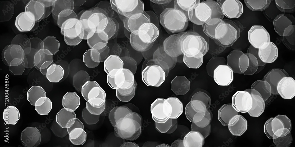 Poster blurred defocused natural and colorful bokeh. abstract striped pattern bright black and white textur