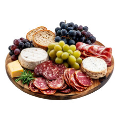 cheese and grapes isolated png file