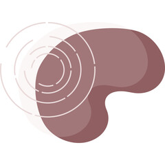 Aesthetic blobs vector