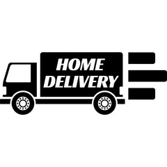 Delivery truck logo