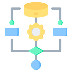 Algorithm Flat Icon