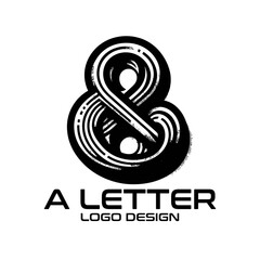 Fototapeta premium A Letter Vector Logo Design
