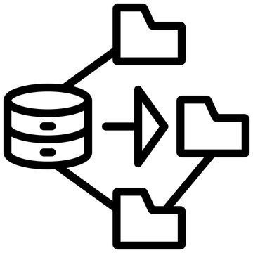 Mapreduce Outline Icon