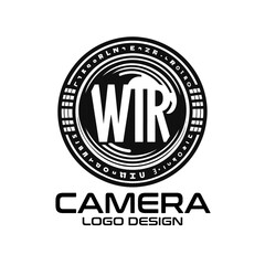 Obraz premium Camera Vector Logo Design