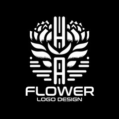 Flower Vector Logo Design