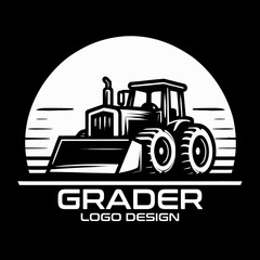 Grader Vector Logo Design
