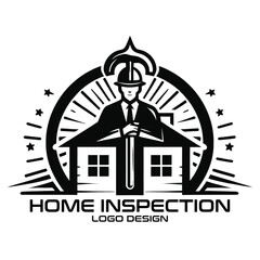 Obraz premium Home Inspection Vector Logo Design