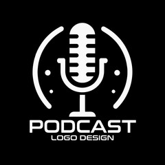 Podcast Vector Logo Design