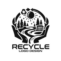 Recycle Vector Logo Design