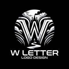 W Letter Vector Logo Design