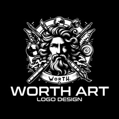 Worth Art Vector Logo Design
