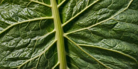 close up of fresh cabbage leaves macro
