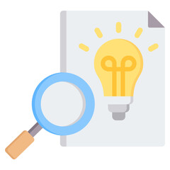 Research Flat Icon
