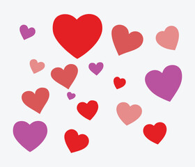 Collection of Love icon in different size