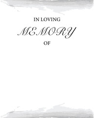 Funeral empty card. Empty card. Digital Funeral invitation.
