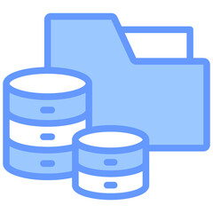 Data Blue Icon