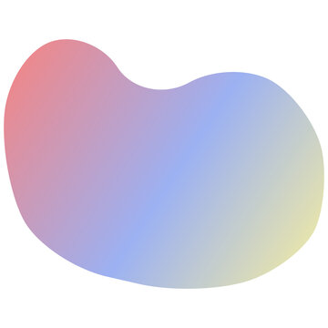 Gradient rainbow bloob