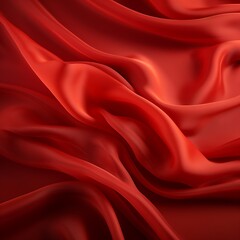 Obraz premium Abstract red background. Red fabric texture background