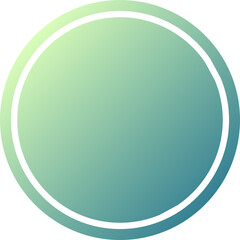 Gradient blue green text box