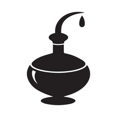 Perfume bottle vector 