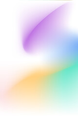 Purple and White Gradient Art
