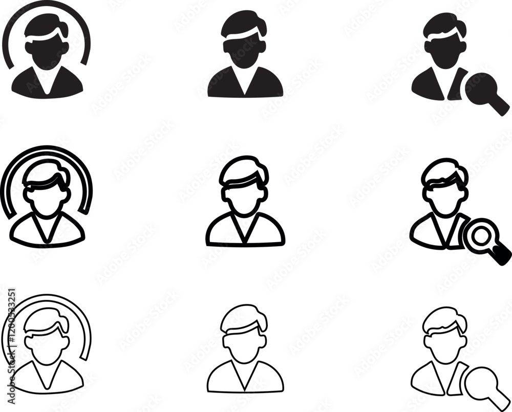 Poster people join vector line art graphics for branding and design needs creative vector elements: perfect