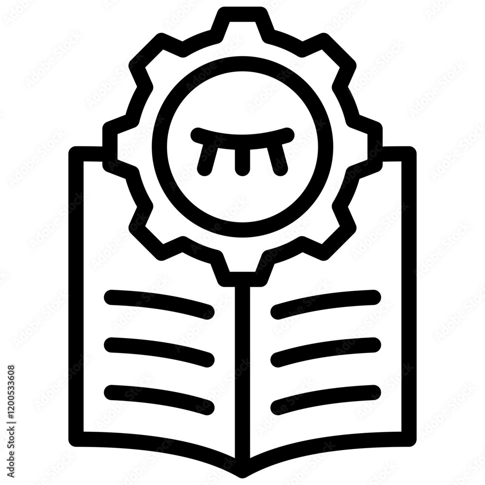 Poster unsupervised outline icon