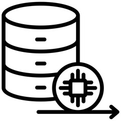 Data Fusion Outline Icon