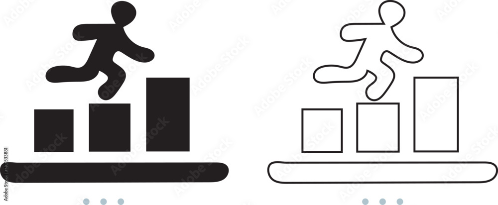 Poster improvement vector and line art graphics for branding and design needs creative vector elements: per