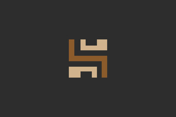 SL letter table chair logo
