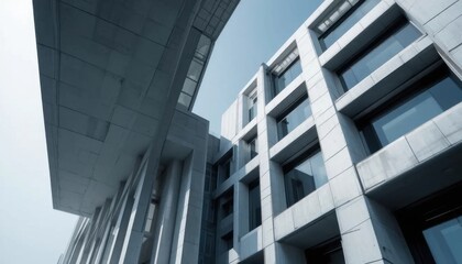 Modern Architectural Marvel: A Study in Concrete and Glass